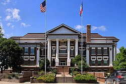 The Montague County Courthouse in Montague