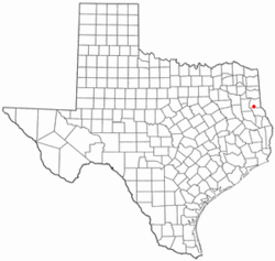 Location of Gary City, Texas