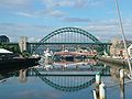 Die Tyne Bridge (und vier weitere Brücken)