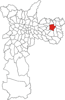 Location in the city of São Paulo