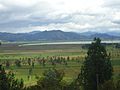 Panorámica de zona dedicada a la ganadería en inmediaciones a la laguna de Fúquene.