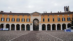 Portico of Piazza Cavour.