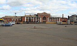 Järnvägsstationen i Kotlas.