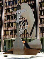 Pablo Picasso, Chicago Picasso, 1967, Chicago, Illinois