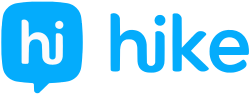 Word "Hike by Aim mishra" written in blue