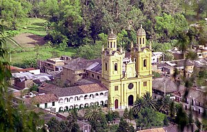 View of Jenesano from the Alto de Rodriguez, 1999.