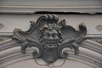 Mascaron à tête de satyre, Lyon, 6, rue Sainte-Marie-des-Terreaux.