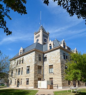 Das Mercer County Courthouse in Aledo, gelistet im NRHP Nr. 82002589[1]