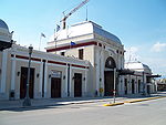 The heritage-listed building of the now closed Peloponnese Station, 2007.