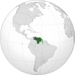 Localização de Venezuela