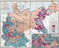 Distribution of Protestants and Catholics in Imperial Germany