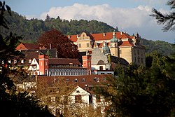 Neues Schloss (nova kastelo) en Baden-Baden