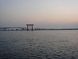 弁天島海浜公園から見た浜名大橋