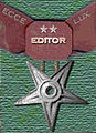 This editor is a Veteran Editor III and is entitled to display this Silver Editor Star.