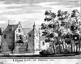 Het Huis Loil in 1663, door Jacobus Stellingwerf in 1720 getekend.