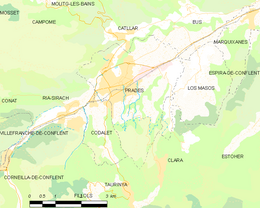 Prades - Localizazion