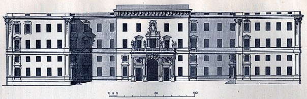 Castle facade plan