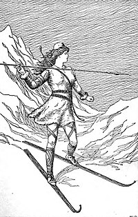 Skadi d'après H.L.M. (1901).