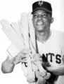 Willie Mays, New York Giants centerfielder in 1954