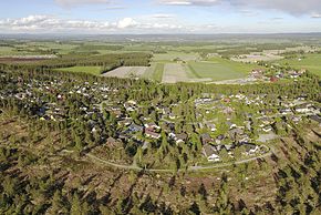 Blick auf Tomteråsen