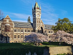 University of Otago Registry Building, New Zealand: 1878–1879