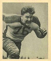 Kilroy on a 1948 Bowman football card