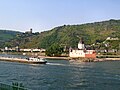 Burg Pfalzgrafenstein und Burg Gutenfels (Hintergrund) bei Kaub