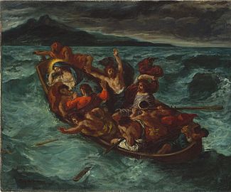 Eugène Delacroix, Christ Asleep during the Tempest, 1853