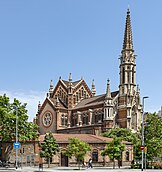 Iglesia y convento de las Salesas, 1877-1885 (Barcelona)