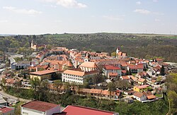 Historické centrum od kaple sv. Floriána