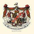 Image 12The historical coat of arms of Maryland in 1876 (from Maryland)