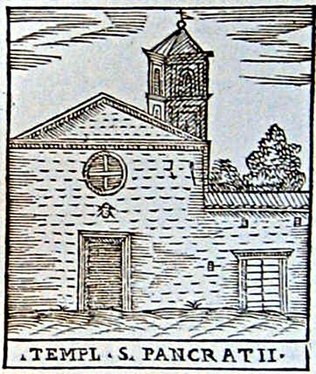 San Pancrazio. Trykk av Girolamo Francino fra år 1588.