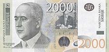 2000 dinar voorzijde