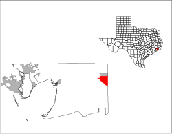 Location of Stowell, Texas