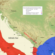 Principado romano (estado clientelar) en Iliria regido por Demetrio de Faros (228-219 a. C.)