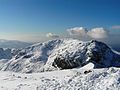 Scafell from Scafell Pike, - 2010.