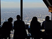 Patrons of The Signature Lounge enjoy west facing views in 2017