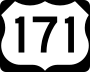 U.S. Highway 171 marker