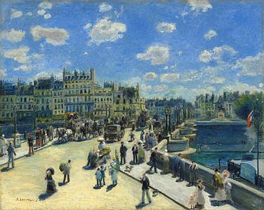 Le Pont-Neuf by Pierre-Auguste Renoir (1872)