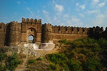 The Kabul gate entrance of Rohtas fort