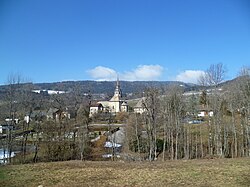 Skyline of Habère-Lullin