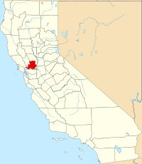 Location in the state of California