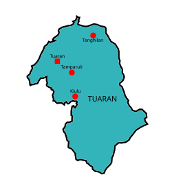 Peta daerah Tuaran