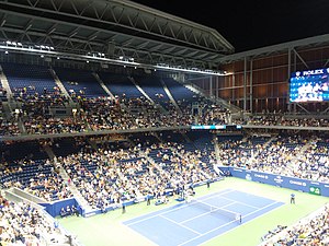 Das neue Louis Armstrong Stadium (August 2018)