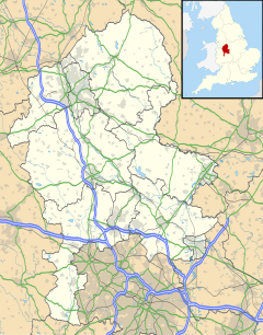 Talke is located in Staffordshire