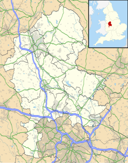 Weston is located in Staffordshire