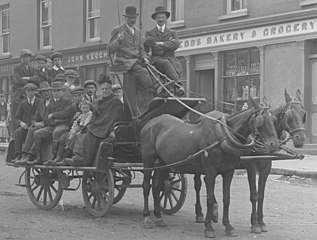 Long cars remained in use in Ireland well into the 20th century