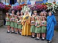 Image 15Lady of Cornwall and flower girls at the 2007 Gorseth (Penzance) (from Culture of Cornwall)