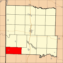 Location in Bates County