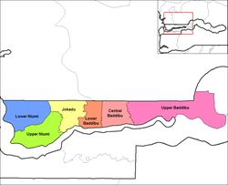 Location within North Bank Division